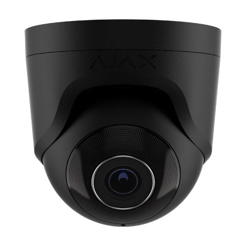 Camera turret IP 8.0MP, lentila 2.8 mm, IR 35m, PoE, negru - AJAX